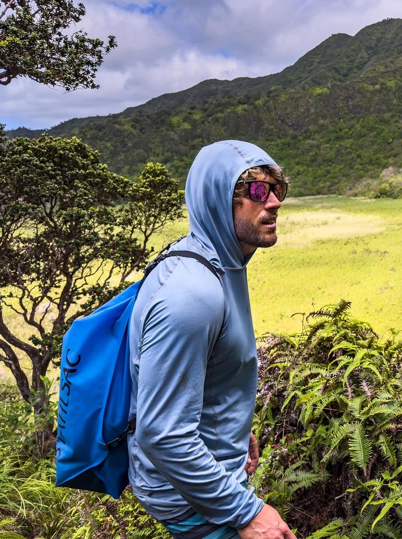 Bare Eclips Men's Hoodie Rashguard | 50+ UV Rating | Hood for Added Sun Protection | Quick Dry | Long Sleeve - Image 4